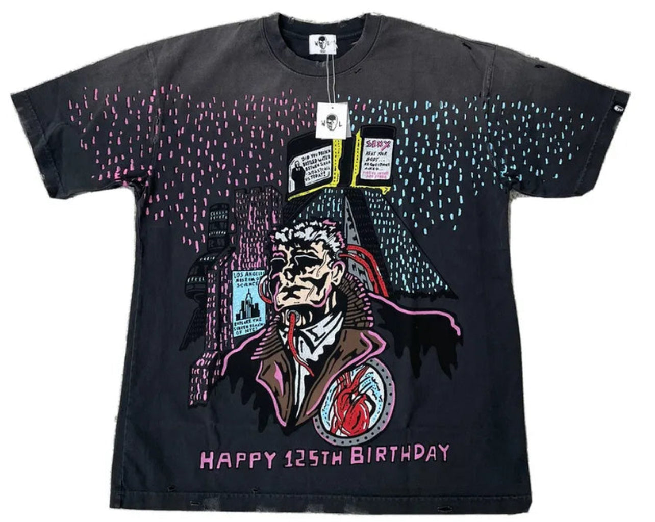 Warren Lotas 125th Birthday Faded Tshirt