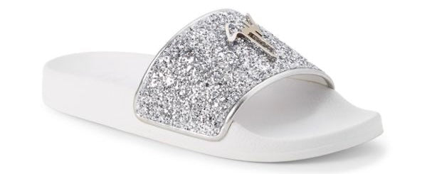 Giuseppe Zanotti Silver Pool Slides